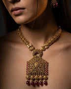 Heritage Temple Pendant Necklace Set